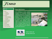 Tablet Screenshot of ankoelectronics.com